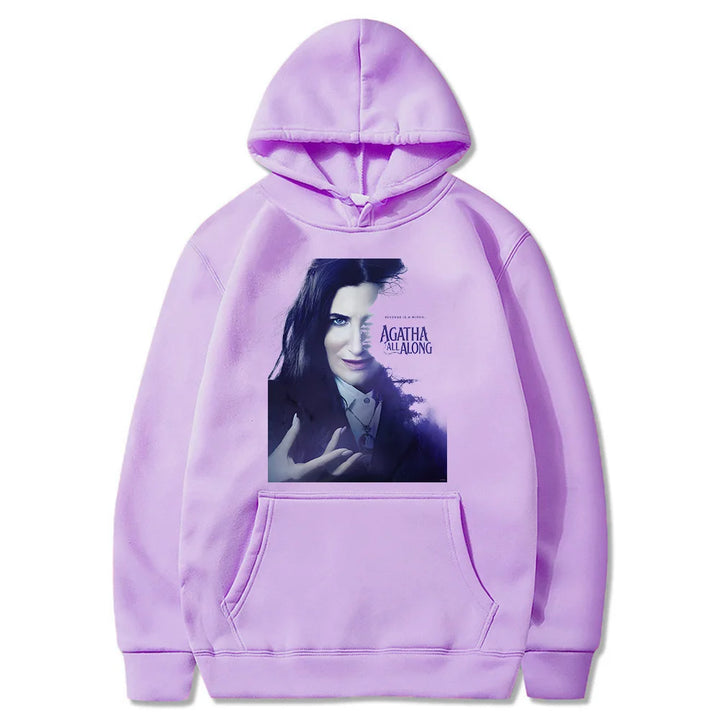 Agatha All Along New Graphic Printing Hoodie