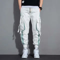 n-style functional parachute army cargo pants