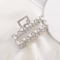 Women Girls Pearls Solid Beads Hair Claws Elegant Metal  Headwear Hairpins