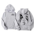 Sweat à capuche imprimé Good Omens pour homme, vêtement rétro, esthétique, décontracté, surdimensionné, streetwear