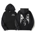 Good Omens Print Hoodies Men Clothing Retro Aesthetic Sweatshirt Casual Oversized Pullover Hooded Streetwear