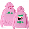 Damascus Syria Hoodie Women/men Harajuku Aesthetic Hoodies Clothes Pullover Syria Double Sided Sweatshirt