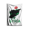 Drapeau de la paix en Syrie 3x5 pieds Bannière d'impression numérique en polyester pour décoration murale de garage ou de porte extérieure avec œillets en laiton