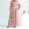 Robe en satin pour femme