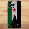 Coque de téléphone avec drapeau de la révolution syrienne pour iPhone 16 15 14 13 12 11 Pro Max