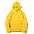 Hoodies For Men Casual Hooded Sweatshirt Men's Simple Tops Solid Color Thick Clothings Male