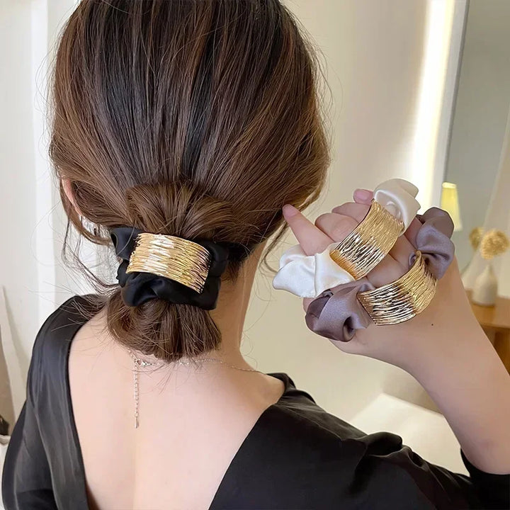 Metal Satin Large Hair Accessories