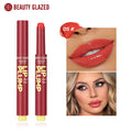 Rouge à lèvres solide hydratant Beauty Glazed Rouge à lèvres juteux et scintillant Lèvres brillantes Repulpantes Nourrissantes Maquillage pour les lèvres des femmes 12 couleurs Nouveau