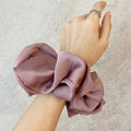 Oversized Silk Scrunchies for Women