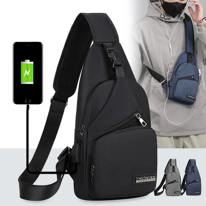 Chest Bag Men's One Shoulder Crossbody Bag