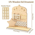 Ramadan Countdown Calendar Eid Mubarak Ornament Ramadan Decoration 2025 For Home Ramadan Kareem Islamic Muslim Party Decor Gifts