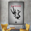 Affiche de la série télévisée turque Cukur, affiche de bricolage, papier kraft, affiche vintage, art mural, peinture, autocollants d'étude, peinture murale de grande taille