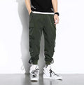 n-style functional parachute army cargo pants