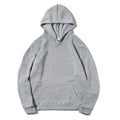 Hoodies For Men Casual Hooded Sweatshirt Men's Simple Tops Solid Color Thick Clothings Male