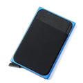 Smart Wallet Card Holder Metal Thin Slim Men Women Wallets Pop Up Minimalist Wallet Small Black Purse Metal