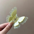 Acetate Butterfly Hair Claw Clip Marble Pattern Hair Clip Women Gradient Hair Crab Back Of Head Hair Shark Clip Hair Accessories