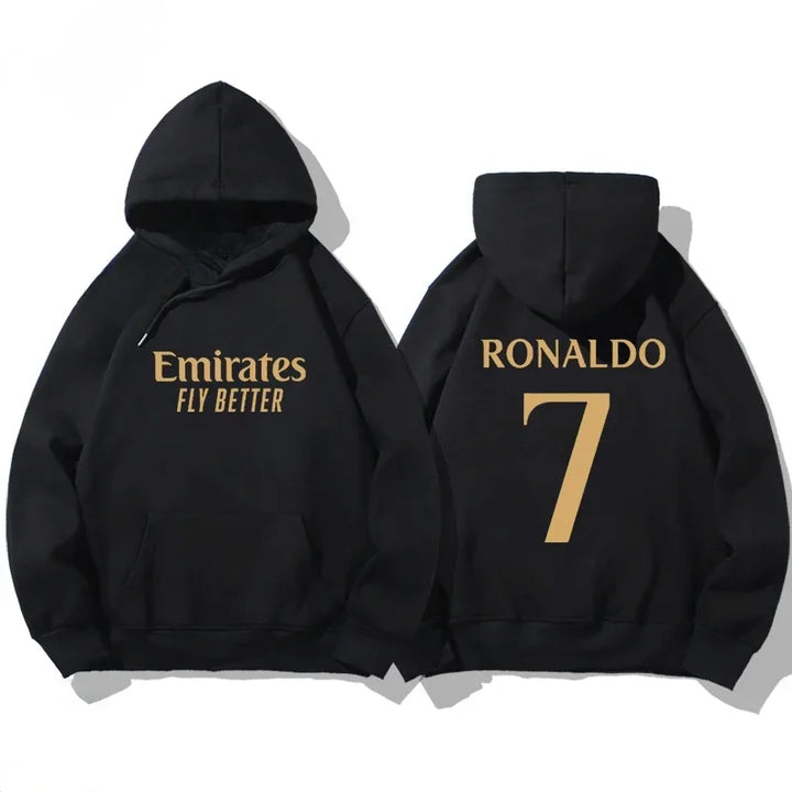 Sweat à capuche ample Real Madrid C Luo7