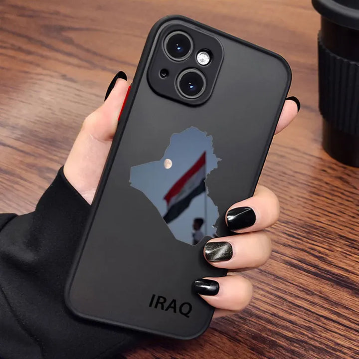 Iraq Map iPhone Case