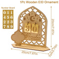 Ramadan Countdown Calendar Ornaments Gifts Eid Mubarak Ramadan Decor For Home 2025 Kareem Islam Muslim Party Supplies