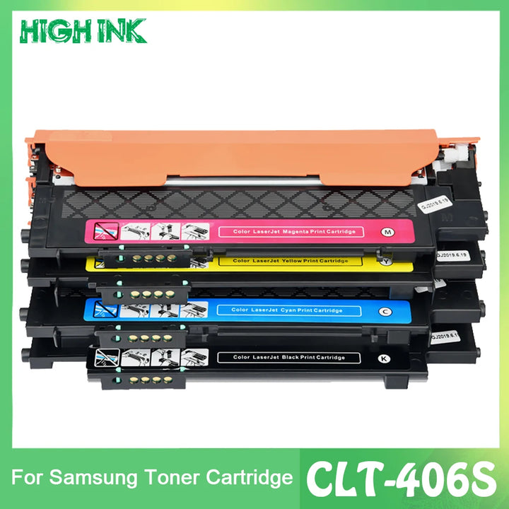 CLT406S CLT-K406S CLT406S 406 406S compatible toner Cartridge for Samsung SL-C460W SL-C460FW SL-C463W C460W C460FW C463W Printer