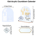 Ramadan Countdown Calendar Eid Mubarak Ornament Ramadan Decoration 2025 For Home Ramadan Kareem Islamic Muslim Party Decor Gifts