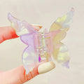 Acetate Butterfly Hair Claw Clip Marble Pattern Hair Clip Women Gradient Hair Crab Back Of Head Hair Shark Clip Hair Accessories