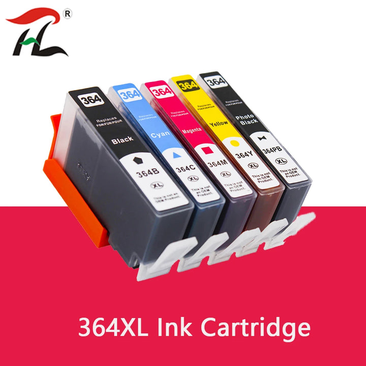 خراطيش الحبر 364 لطابعات HP 364 XL 364xl Deskjet 3522 3070a 3520 Photosmart 5522 7510 5520 5510 5520 6510 6520 7510 7520