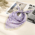 Small Floral Triangle Headband Bandana For Women Seaside Holiday Hair Accessories Hair Scarf Turban Hair Bands Retro Styling