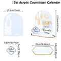 Ramadan Countdown Calendar Ornaments Gifts Eid Mubarak Ramadan Decor For Home 2025 Kareem Islam Muslim Party Supplies