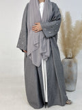 Hot Moon Embroidery Abaya