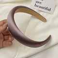 Satin Silk Hair Bands for Women Hair Accessories Sponge Headband