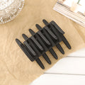 Double-Sided Hair Clip Hair Comb For Women Frosted Toothed Non-slip Comb Black Ponytail Hairpin Hair Accessories Lot Hair Clip