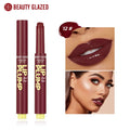 Beauty Glazed Moisturizing Solid Lipstick Shimmering Juicy Lipstick Shining Lip Plump Nourishing Women Lip Makeup 12 Colors New