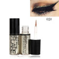 Eyeliner professionnel brillant pour femmes, pigment argent, rose, or, liquide, paillettes, maquillage, beauté