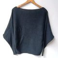 Spring Loose Knitted Pullovers Sweater Tops Women Fashion O-Neck Long Sleeve Ladies Knitted Pullover Jumper Bat wing Casual Top