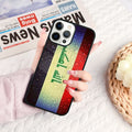 Iraqi Iraq National Phone Case For iPhone 16 15 14 13 12 11 Pro Max Plus Mirror Wireless Magnetic Cover