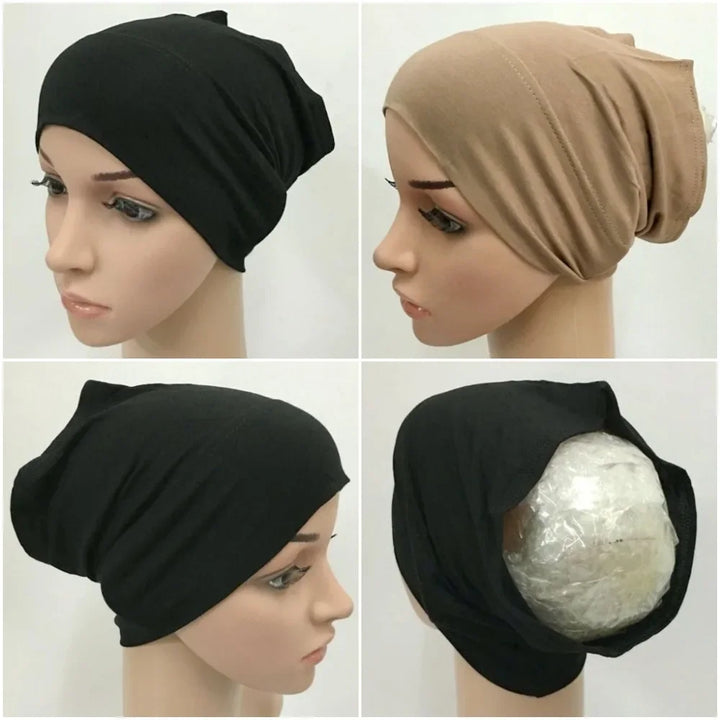 Hijab intérieur musulman en coton modal à la mode