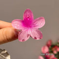 Hawaiian Gradient Hair Clips Flower Hair Claws  Hairpin for Women Hair Accessories