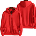 Zipper Hoodies Women/Men Fashion Long Sleeve Hooded Sweatshirt Casual Sportwear Solid Clothes