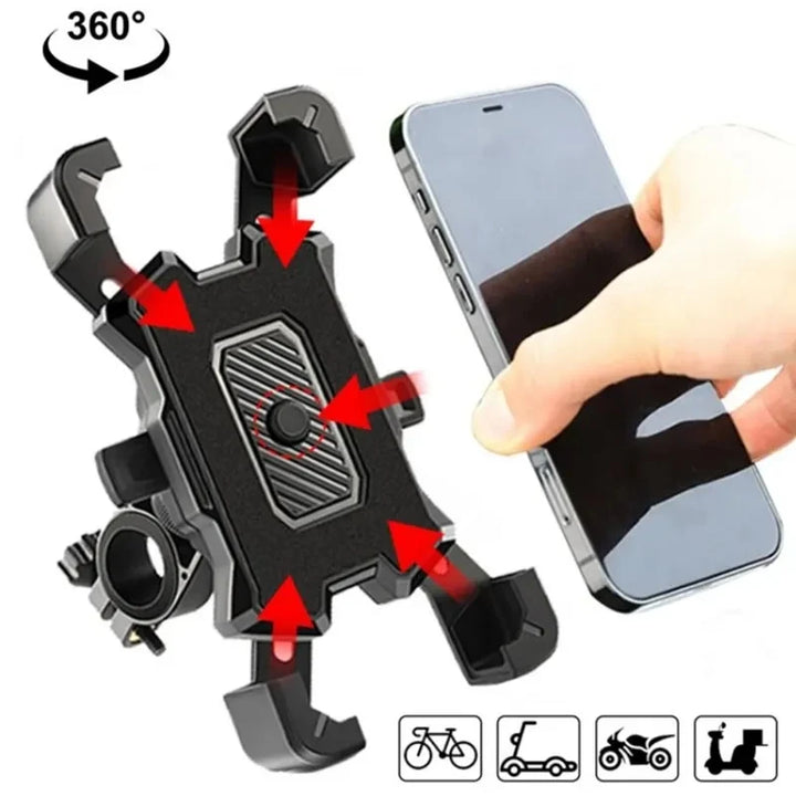 Rotatable Electric Bicycle Phone Holder