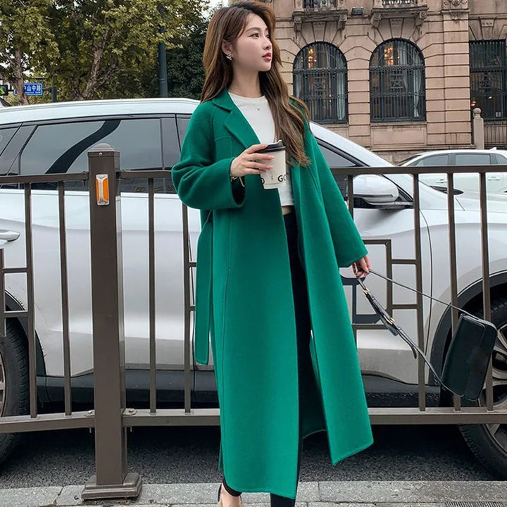 Mid-Long Coat Lady Fashion