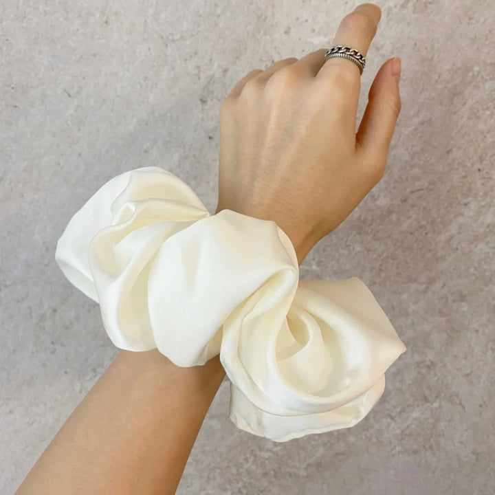 Oversized Silk Scrunchies for Women