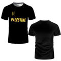 T-shirts de football palestiniens pour adultes et enfants, uniformes de football légers et de luxe imprimés numériquement, t-shirts d'été pour hommes avec drapeau palestinien