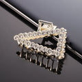 Women Girls Pearls Solid Beads Hair Claws Elegant Metal  Headwear Hairpins