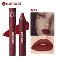 Beauty Glazed Matte Lipstick Pencil Waterproof Long Lasting Lip Balm 12 Colors Velvet Lip Liner Pen Lips Makeup Women Cosmetics