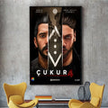 Affiche de la série télévisée turque Cukur, affiche de bricolage, papier kraft, affiche vintage, art mural, peinture, autocollants d'étude, peinture murale de grande taille