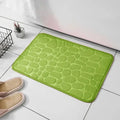 1pc Memory Foam Embossed Velvet Carpet Bathroom