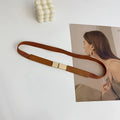 Thin Waist Belt Decoration Elastic Fashion Belt Dress Waist Skirt Elastic Thin Belt Girl