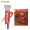 1PC Glitter Lip Gloss Moisturizing Fruit Lip Oil Transparent Fullness Lips Tint Soft Tube Makeup Lip Beauty Care