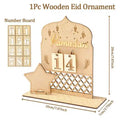 Ramadan Countdown Calendar Eid Mubarak Ornament Ramadan Decoration 2025 For Home Ramadan Kareem Islamic Muslim Party Decor Gifts